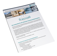 A document titled "St. Wolfgang" showcases information about the clinic and hotel in Bad Griesbach, Bavaria.