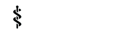 White logo displaying "ASKLEPIOS" above the tagline "Gesund werden. Gesund leben." on a transparent background.