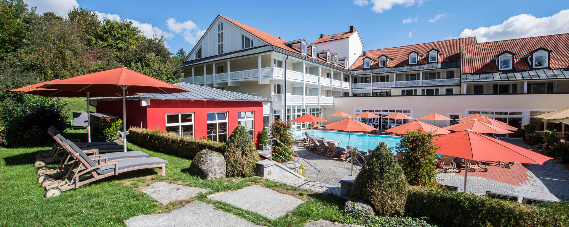 Luxuri&ouml;ses Hotel mit Pool in Bad Griesbach.