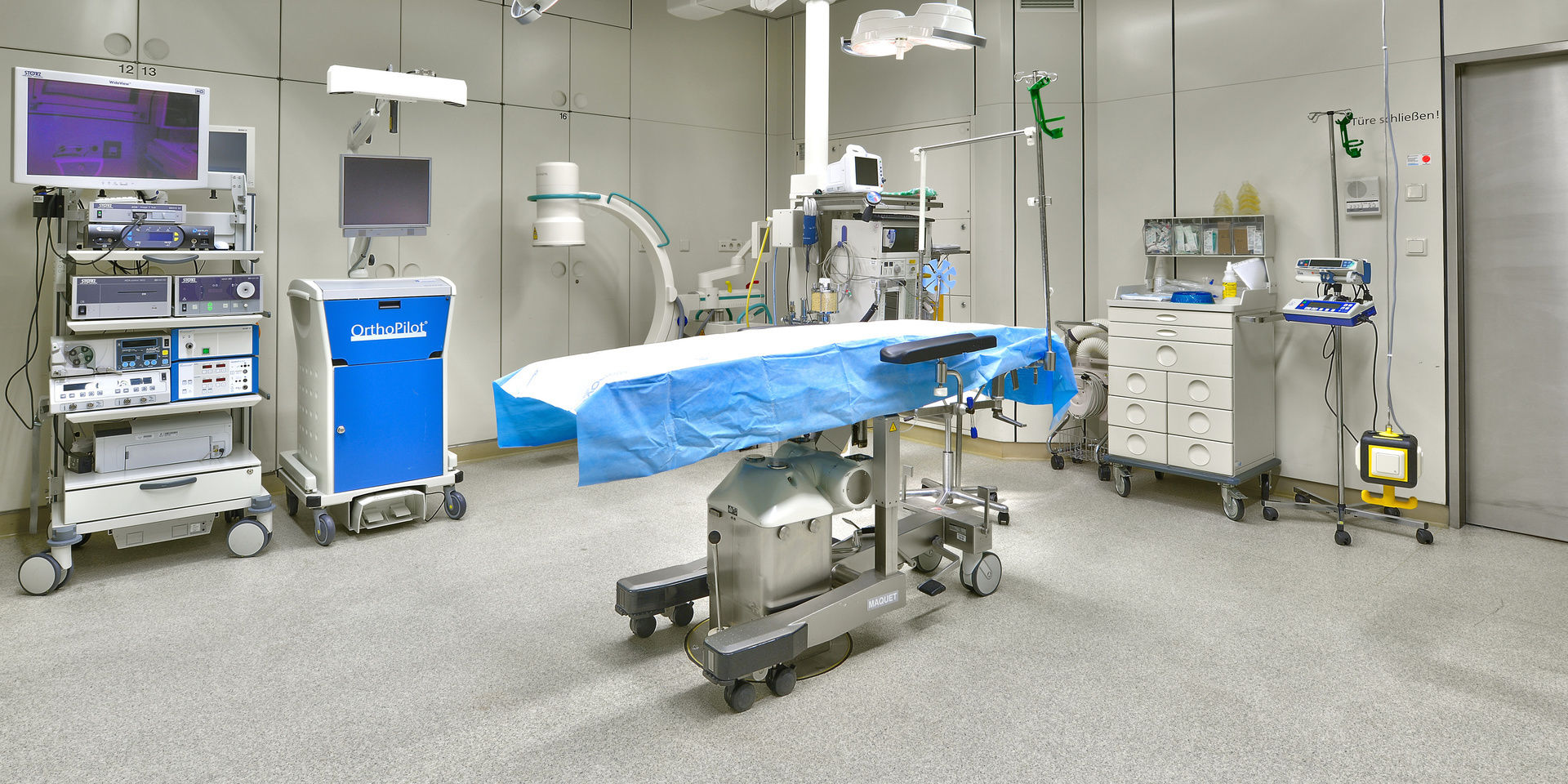 Die OP-Räume der Asklepios Klinik sind hochmodern und funktional ausgestattet.
