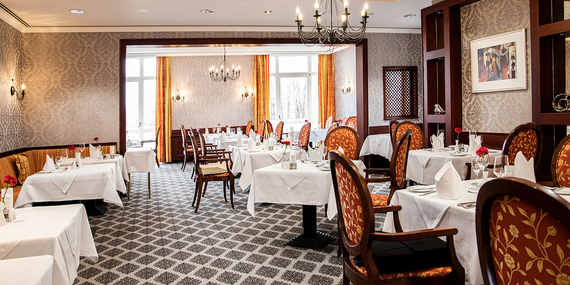 Genießen Sie im Montgolfier unser leckeren Mahlzeiten im Hotel St. Wolfgang.