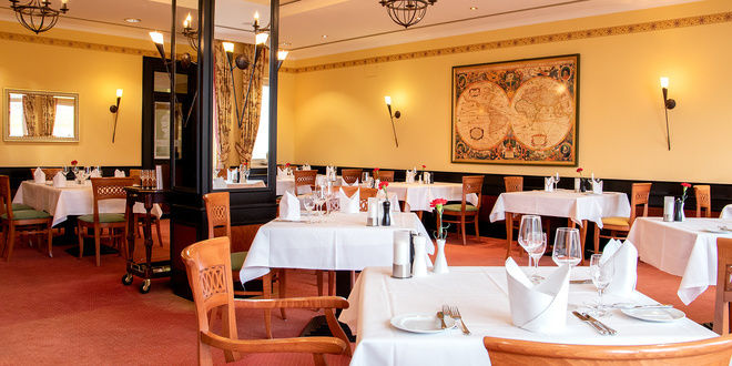 Gemütlich und elegant essen Sie bei uns im Restaurant Montgolfier im Hotel St. Wolfgang